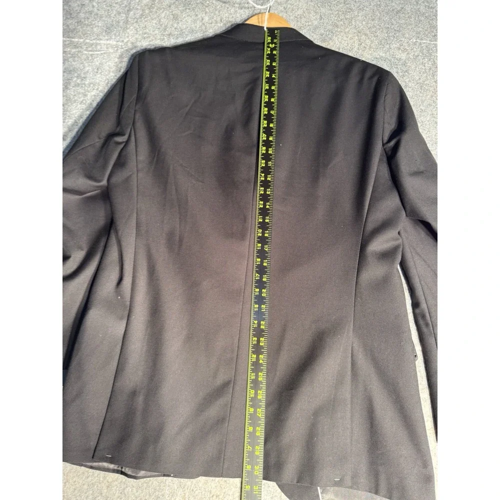 Mens (Sharp Suit) Jacket 40L Black Slim‎ Fit Active Stretch Wool US: 32X26